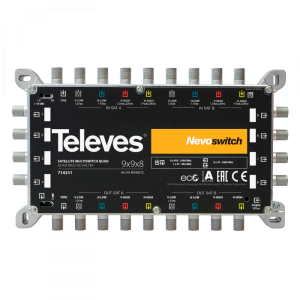 NevoSwitch 9 entrées QUAD - 8 sorties