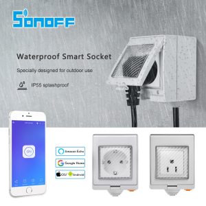 SONOFF S55 Prise Etanche WIFI